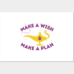 Make a wish and make a plan Posters and Art